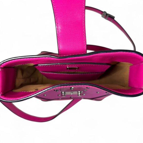 MCM Pink Leather Crossbody With Studs - Picture 16 of 16